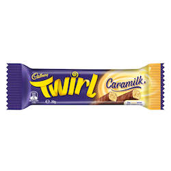 Cadbury Twirl Caramilk Chocolate Bar (39 g.)