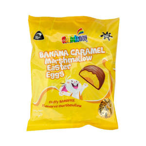 Chocolate & Marshmallow: Banana Caramel Marshmallow Easter Egg (20 g) - CLEARANCE