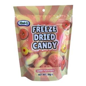 Freeze Dried Candy - Gummy Peach Rings (50 g)