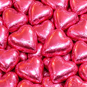 Chocolate Hearts: Chocolate Hearts - Pink