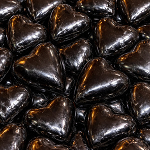 Chocolate Hearts - Black