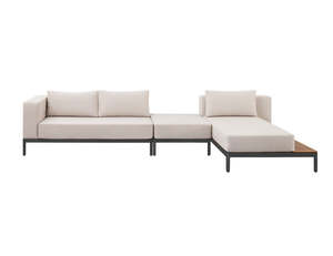 Hornbill Outdoor Sofa With Ottoman 3PCS