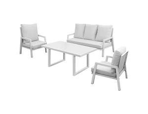 Swift High Back Sofa Set - 4pc