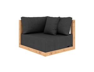 Teak Lounge: Ibis Outdoor Teak Corner Sofa