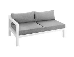 Aluminium Lounge: Sunbird Outdoor Sectional Right Arm Loveseat