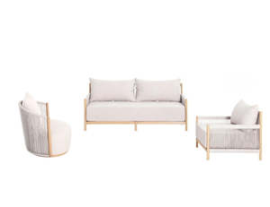 Goldfinch Outdoor Rope Sofa Set - 4 Seat