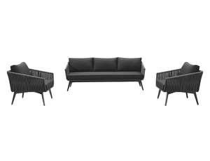 Kereru Aluminium and Rope Outdoor Sofa Set