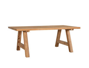 Outdoor Dining Furniture: Stalwart Teak A Frame Dining Table 200 X 100cm
