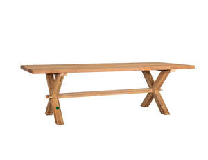 Teak Dining Tables 1: Sovereign Teak X-leg Table - 300 X 100cm
