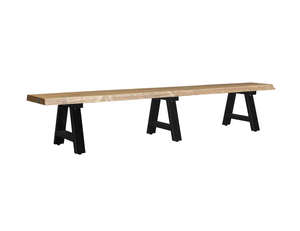 Robustateak Live Edge Bench Seat 250cm