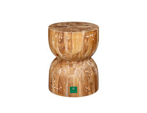Teak Dining Chairs 1: Teak Curve Stool