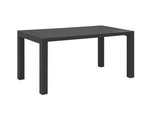 Aluminium Tables: Cirrus Aluminium Dining Table 160 X 80cm