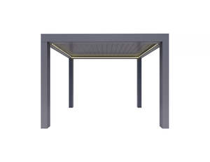 Louvred Pergola: Mediterranean-SKY Motorised Freestanding Retractable Louvre Roof System