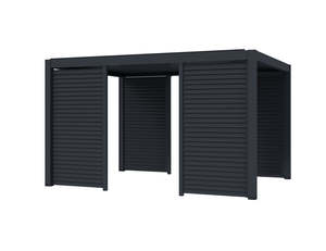 Shutters: Mediterranean SKY Pergola Shutter Wall