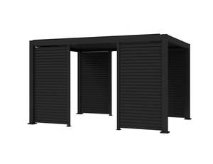 Shutters: Baltic Freestanding Pergola Shutter Wall