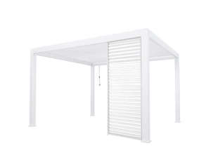Shutters: Waihi Aluminium Pergola Shutter Wall - 1.235m