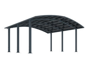 Carports: Stormbrace Triple Support Double Carport
