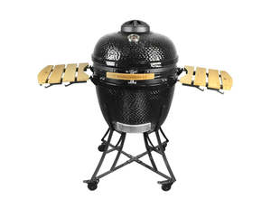 Outdoor Kitchen: 24-Inch Kamado Ceramic Charcoal Grill
