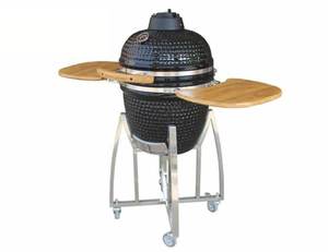 Outdoor Kitchen: 18-Inch Kamado Ceramic Charcoal Grill