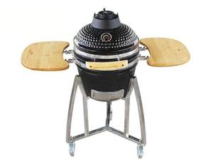 Outdoor Kitchen: 16-Inch Kamado Ceramic Charcoal Grill