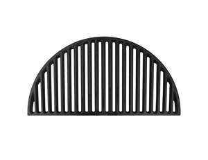 Outdoor Kitchen: Half Moon Cast Iron Cooking Grid For 21-Inch Kamado