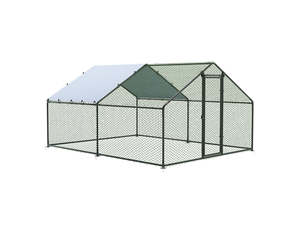 Walk-In Chicken Coop Run with UV Cover - 300x400x200cm