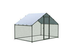 Walk-In Chicken Coop Run with UV Cover - 300x200x200cm