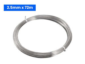 Galvanised Iron Wire - 2.5mm X 72m