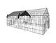 Chicken/rabbit Run Cage With Sun Cover - 185 X 75 X 75cm