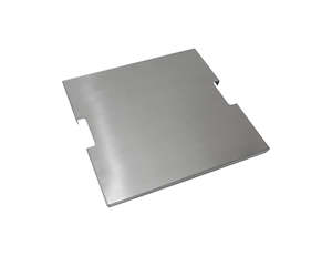 Gas Bottle Cover: Square Stainless Steel Fire Pit Cover - 52.5cm