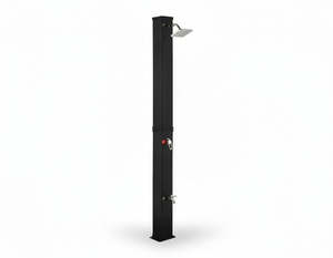 Modern Freestanding Outdoor Shower - Solar Heated - 40L
