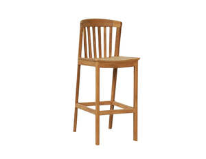 Outdoor Bar Furniture: Solo Teak Bar Chair-SH 75 cm