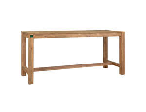 Outdoor Bar Furniture: Teak Long Counter Height Table