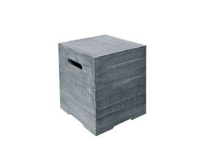 Square Concrete Stool/coffee Table-light Grey