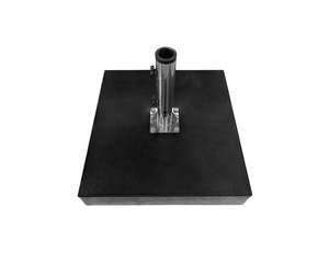 Outdoor Umbrellas: Granite Base Black for Market Umbrellas - 80kg