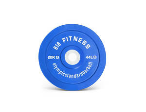 Home Gym Equipment: 20kg Olympic Bumper Weight Plates X 2 Pieces