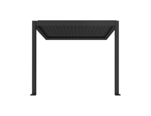 Shade Pergolas Patio Covers: Caspian Motorised Wall Mounted Louvre Roof Aluminium Pergola