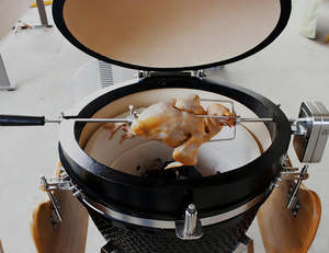 Outdoor Kitchen: Kamado Rotisserie Kit