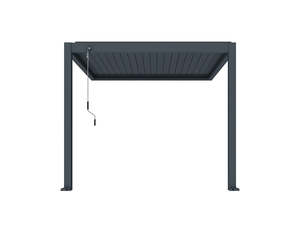 Shade Pergolas Patio Covers: Atlantic Manual Wall Mounted Louvre Roof