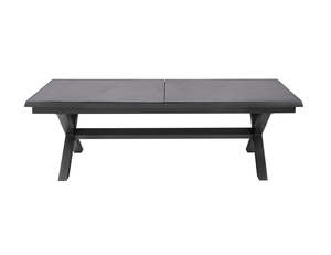Aluminium Tables: Accentor Extra Large Extendable Table (240-360)cm - Ceramic top