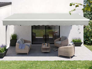 Shade Pergolas Patio Covers: Manual Retractable Awning 3mx2.5m - Sunshade Shelter For Patio Deck