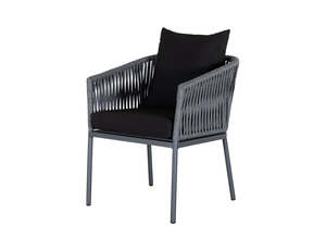 Shearwater Aluminium And Rope Outdoor Dining Chair