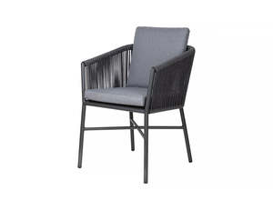 Swamphen Aluminium And Rope Outdoor Dining Chair