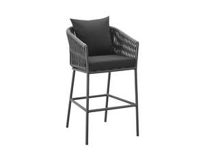 Kereru Aluminium and Rope Outdoor counter Chair
