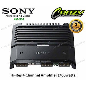 SONY XM-GS4 Hi-Res 700W 4 Channel Bridgeable Amplifier