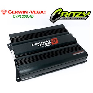 Cerwin Vega CVP1200.4D 1200W 4 Channel Class A/B Car Amplifier