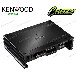 Products: Kenwood X302-4 X Series 4/3/2 Channel Class D Car Amplifier