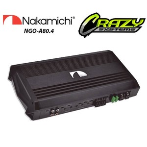 Products: Nakamichi NGO-A80.4 2000W 4/2 Channel Class A/B Car Amplifier