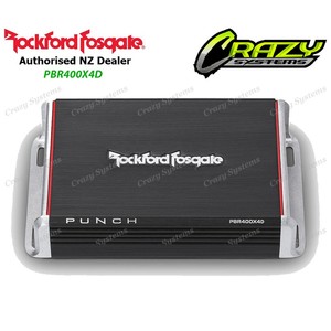 Products: Rockford Fosgate PBR400X4D 400W 4 Channel Class D Full Range Car Amplifier