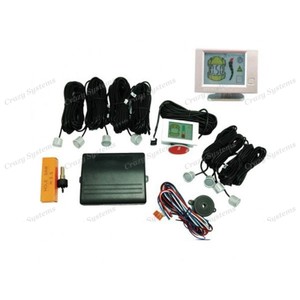 Products: 4 Front, 4 Rear Parking Guidance Sensors Kit (Black, White, Silver) Including Installation